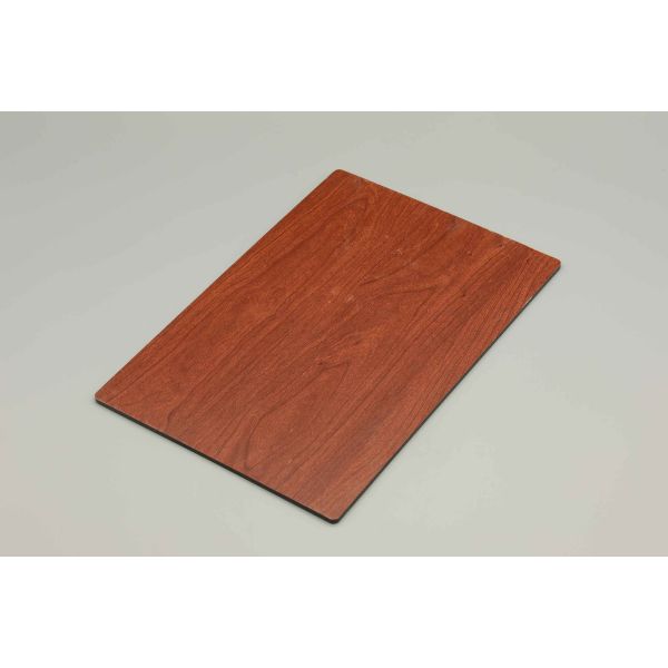 Teak Wooden Aluminum Composite Panel Woodgrain ACP Sheet Weatherproof For Office Exteriors Platform Cladding