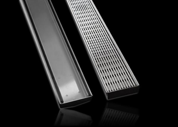 Easy Installation Stainless Steel Drain Grate With Flat Surface / Curved Grid Type
