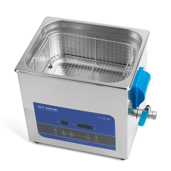Máquina de limpeza ultrassônica GT SONIC 200W 9L com temporizador de desgaseificação