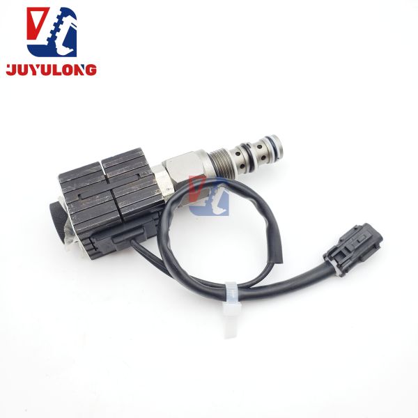 JUYULONG High Quality Pilot Safety Lock Rotary Solenoid Valve for Sany SY55/65/135/215-8 Construction Machinery Parts