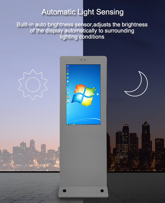 IP65 делают Signage водостойким 1500 цифров Nits портативный для мелкого бизнеса