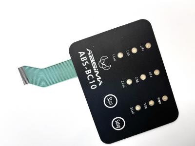 Industrial Membrane Touch Control Panel Long Lasting Custom Membrane Switches