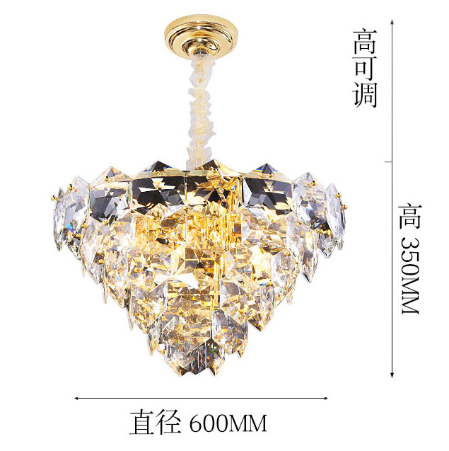Современным хрустальная люстра установленная потолком стильная и роскошная для домашнего украшения