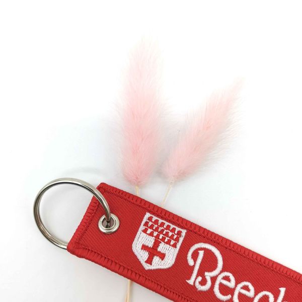 High Recognition 3D Embroidered Key Ring Premium Corporate Gift Stylish