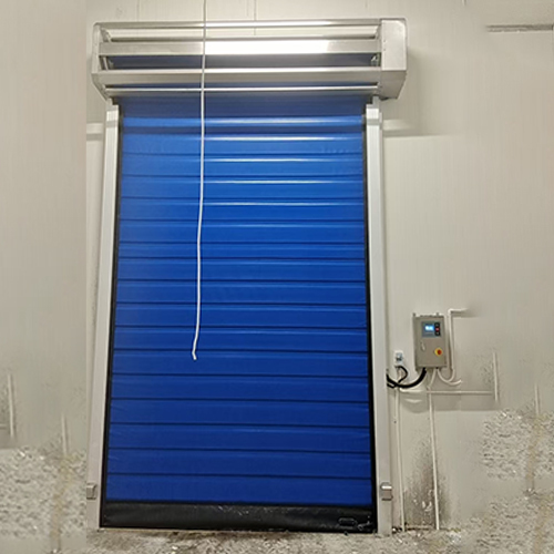 Low Temperature Cold Room High Speed Door , PVC Insulated Freezer Door