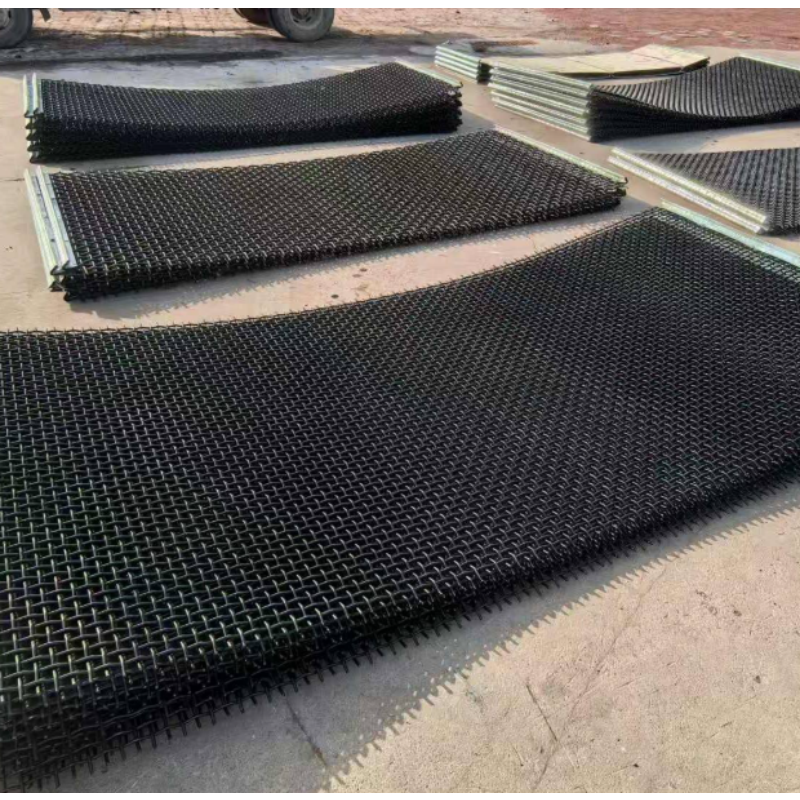 65Mn Manganese Steel Crimped Wire Mesh with 5.0mm Wire Diameter and 15mm