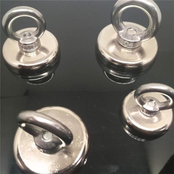 150kg Pulling Force Neodymium Magnets Pot Magnet Fishing Detector with Zinc Coating