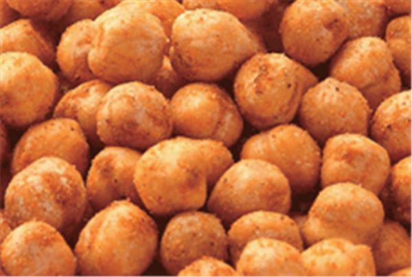 As várias vitaminas Roasted a taxa orgânica da ruptura do sabor 5% de Sriracha do petisco dos grãos-de-bico