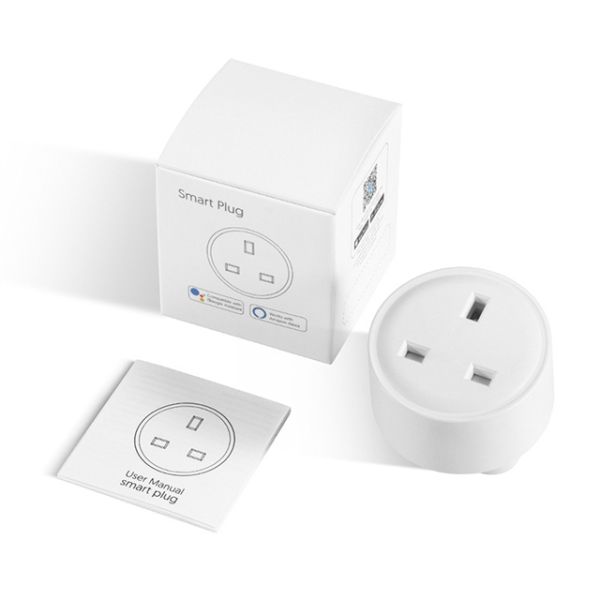 10A AC100V Smart Plug Socket UK Tuya Power Plug Alexa And Google Assistant