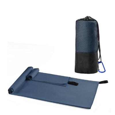 Logotipo personalizado extra grande Eco-friendly Microfiber Suede toalha esportiva para atividades ao ar livre