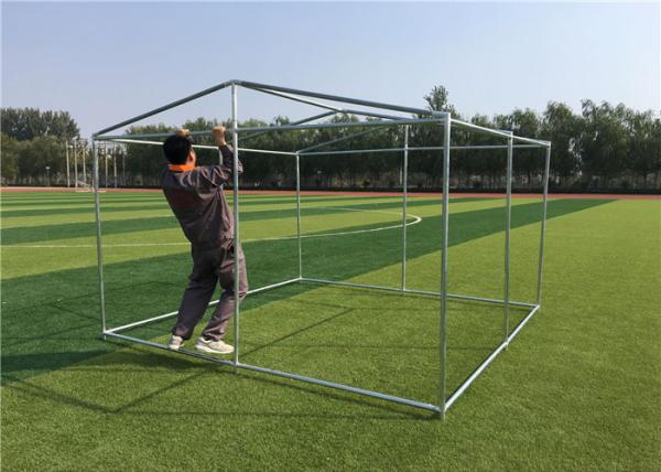 Large Dog Kennels For Outside / Large Dog Enclosures Outdoor With Roof Tube