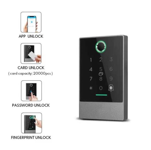 IP66 Bloqueio de porta da frente controlado por aplicativo aço inoxidável à prova d'água