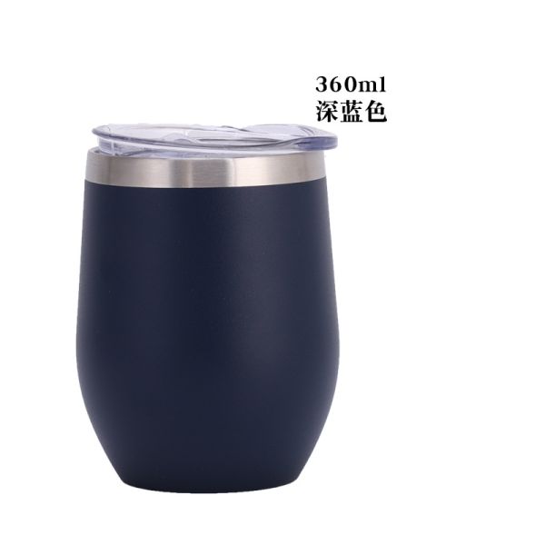 12oz 304 Stainless Steel Double Wall Thermos Mug U Shaped