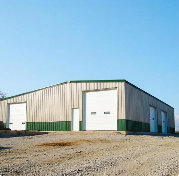 Prefab Metal Shed Steel Structure Warehouse with Epoxy Zinc Primer Painting Q235b Q355B Carbon Steel and Design Load Wind Snow Seismic