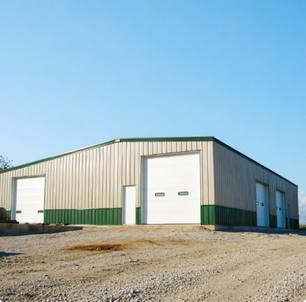 Prefab Metal Shed Steel Structure Warehouse with Epoxy Zinc Primer Painting Q235b Q355B Carbon Steel and Wind Snow Seismic Design Load