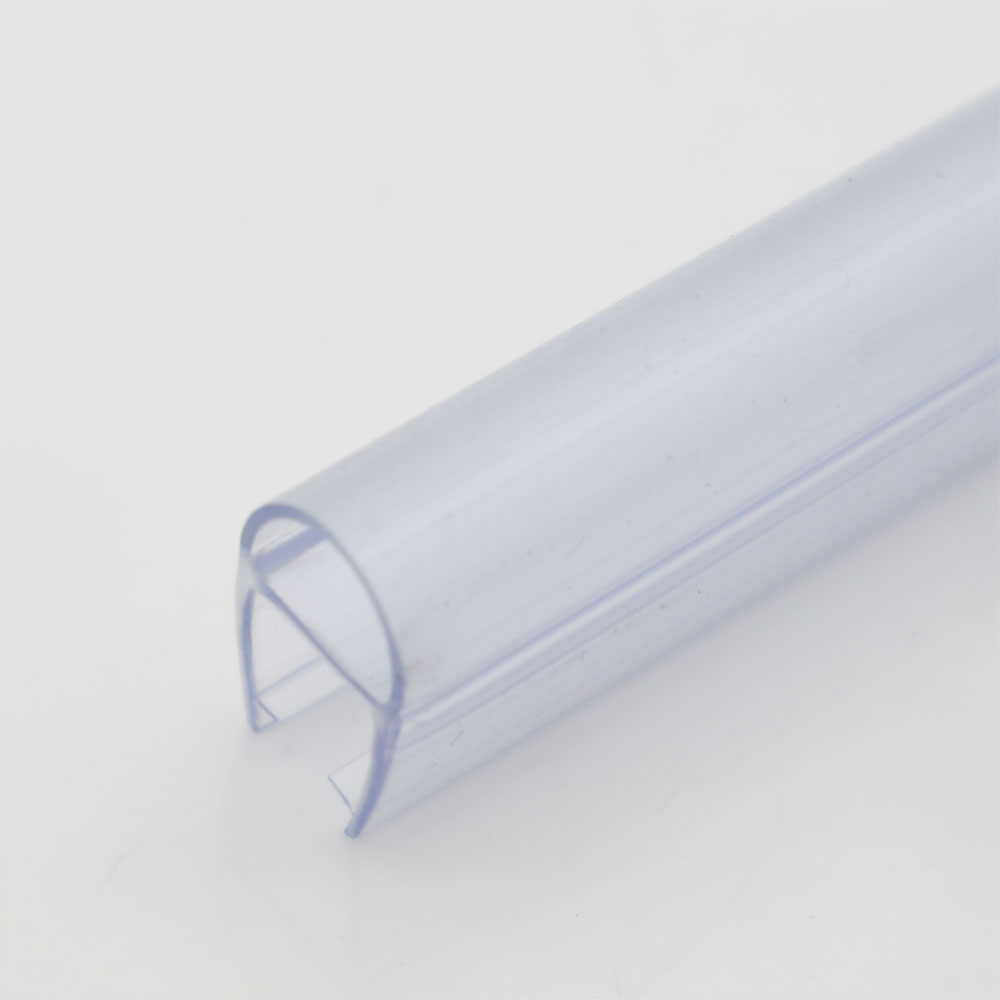 Прозрачная полоса герметизации для душевых дверей из 3/8 дюймов без рамы