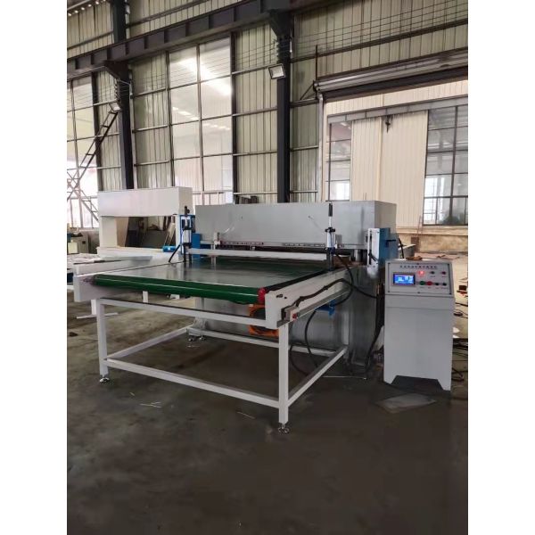 Conveyor Belt Hydraulic Cutting Press Machine With Double Feeding System