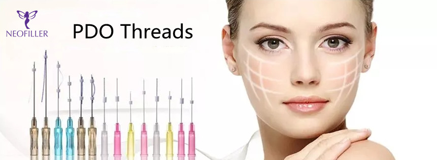 Absorbable подъем потока глаза Pdo Cog 3D продевая нитку для того чтобы поднять сторону l тупую