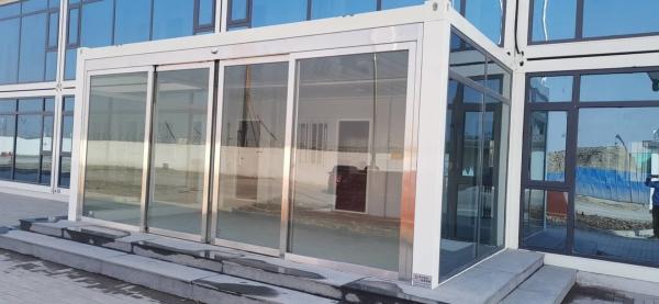 Prefabricated Detachable Container House With Steel Door And Plastic Steel Window