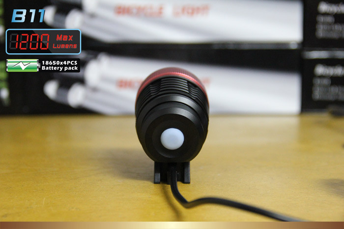 IP65 1200 Lumen Rechargeable LED bike lights 10W , cree Led bicycle lights