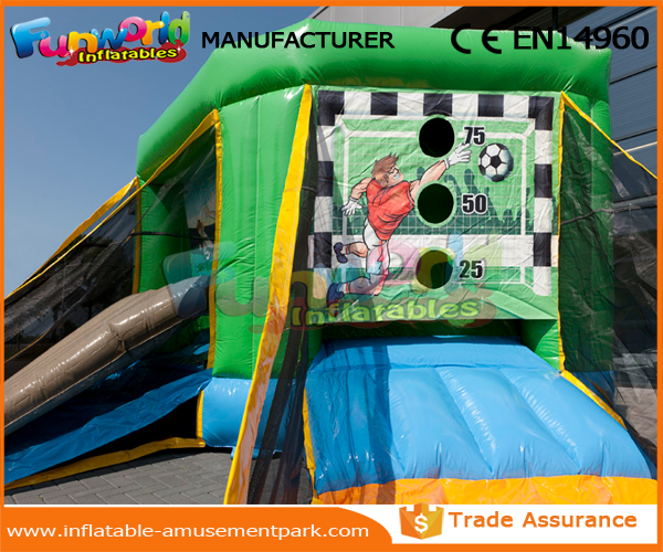 Игры спорт двойным стежком раздувные делают зеленый раздувной футбол водостойким цели