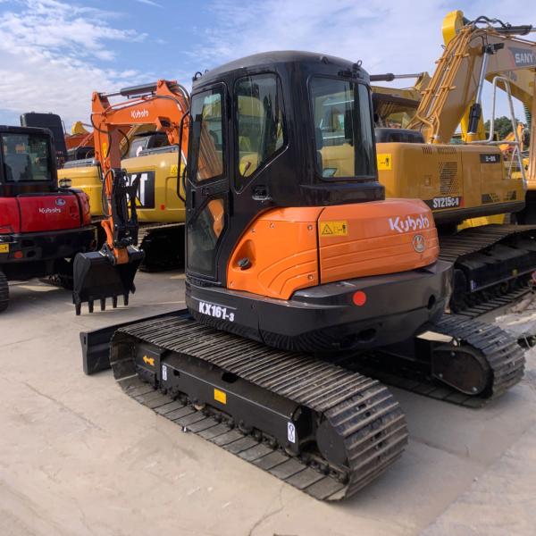 Small Used Construction Excavator KUBOTA KX161 Hydraulic Crawler Digger Second Hand