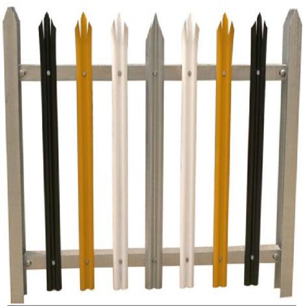 4x4 Metal Palisade Fencing Galvanized Powder Coated Outdoor High Security Assembled