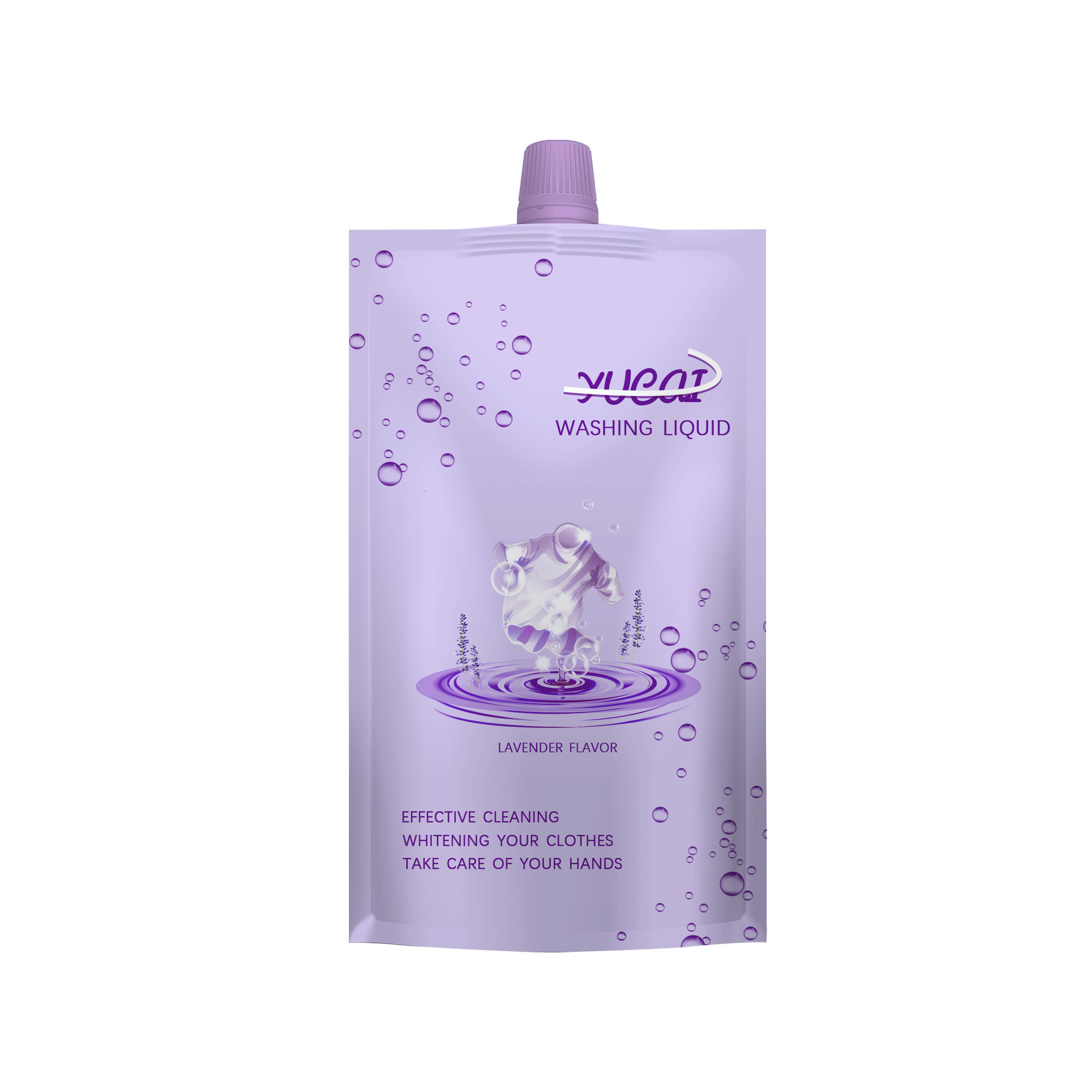 Подгонянный верхний мешок Spout упаковывая сумку шампуня геля ливня 100ml упаковывая