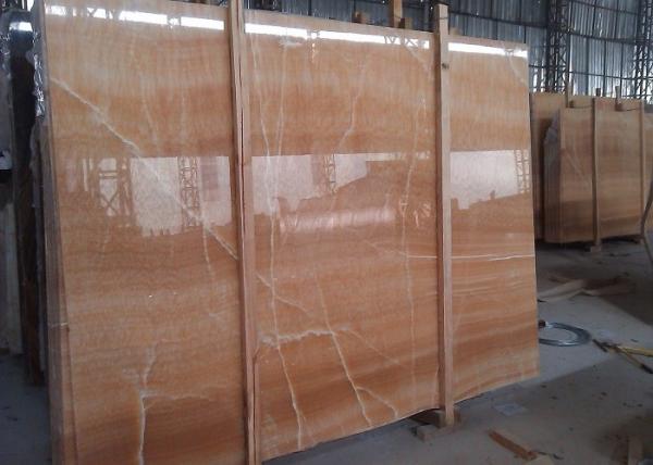 Marble Natural Stone Slabs Panel Polished Surface Onyx Translucent Color