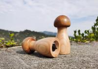 176g Mushroom Design Adjustable Salt & Pepper Grinder