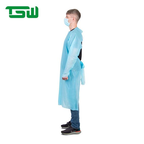CE Class III Non Sterile CPE Disposable Protection Clothing