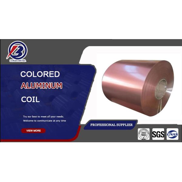 Colored Alloy 1100 Aluminum Coils for Shandong 3003 3105 5152 Product Introduction of Building Material