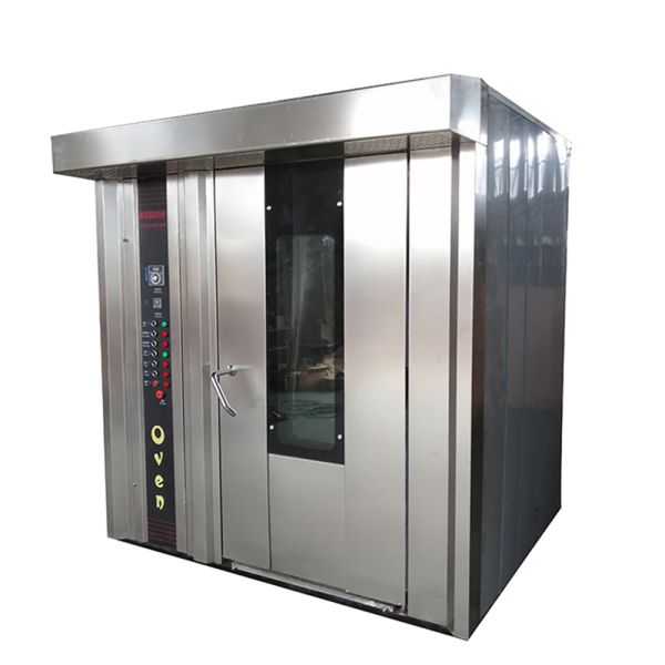 64 Tray Bread Rotary Oven Long Service Life Automatic Bread Baking Trays Equipment Made