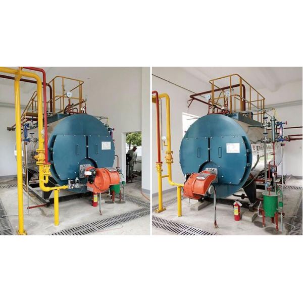 Horizontal Oil Fired Hot Water Boiler 1 Ton - 8 Ton For Swimming Pool