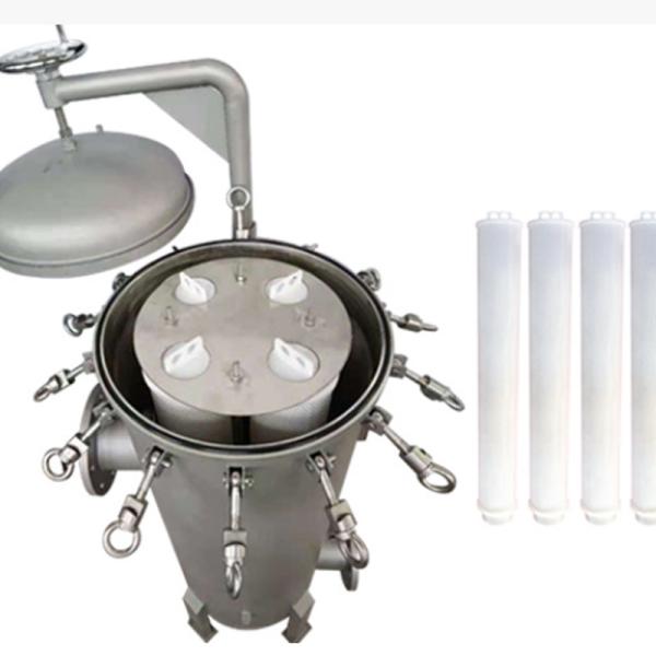 10 20 30 Casas de filtro de aço inoxidável para filtro de cartucho de bebida líquida, suco de vinho e cerveja