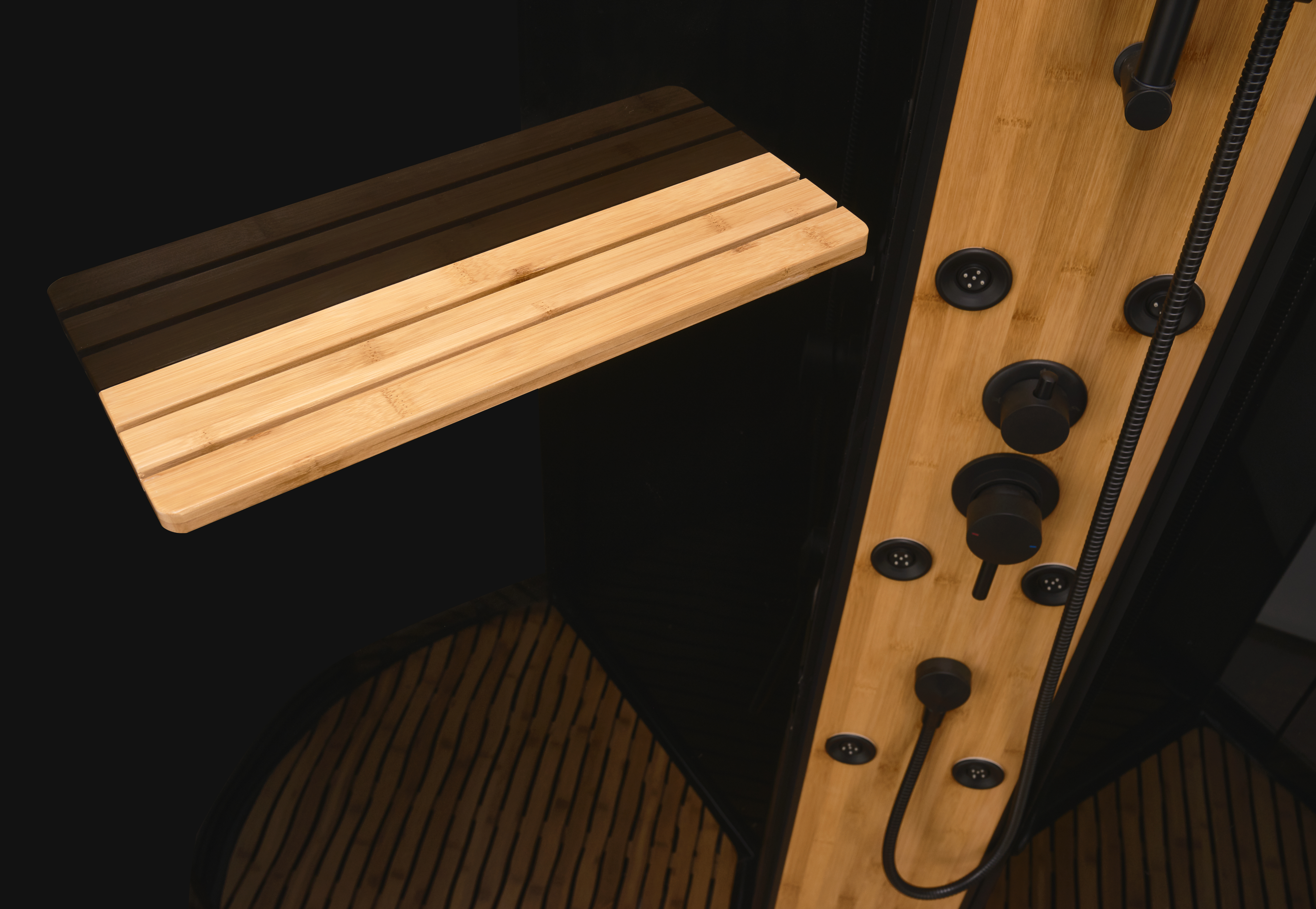 Кабина ливня с белым акриловым алюминием подноса 850*850*2250cm черным