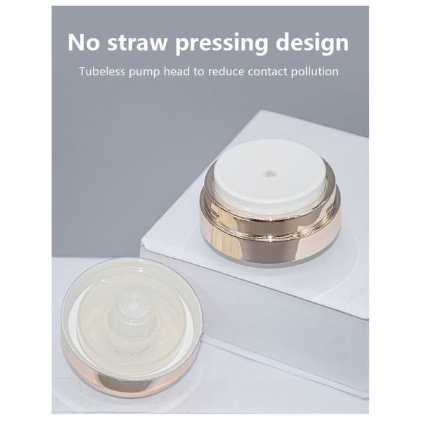 Косметическая акриловая безвоздушная забота кожи опарника упаковывая 50g