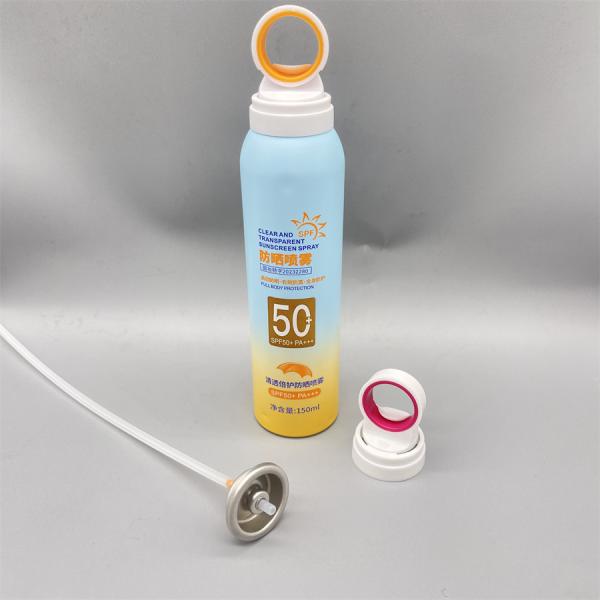Advanced Sunscreen Bottle with Actuated Valve Enhanced Protection for Sun-Savvy Individuals - Leak-Proof Design