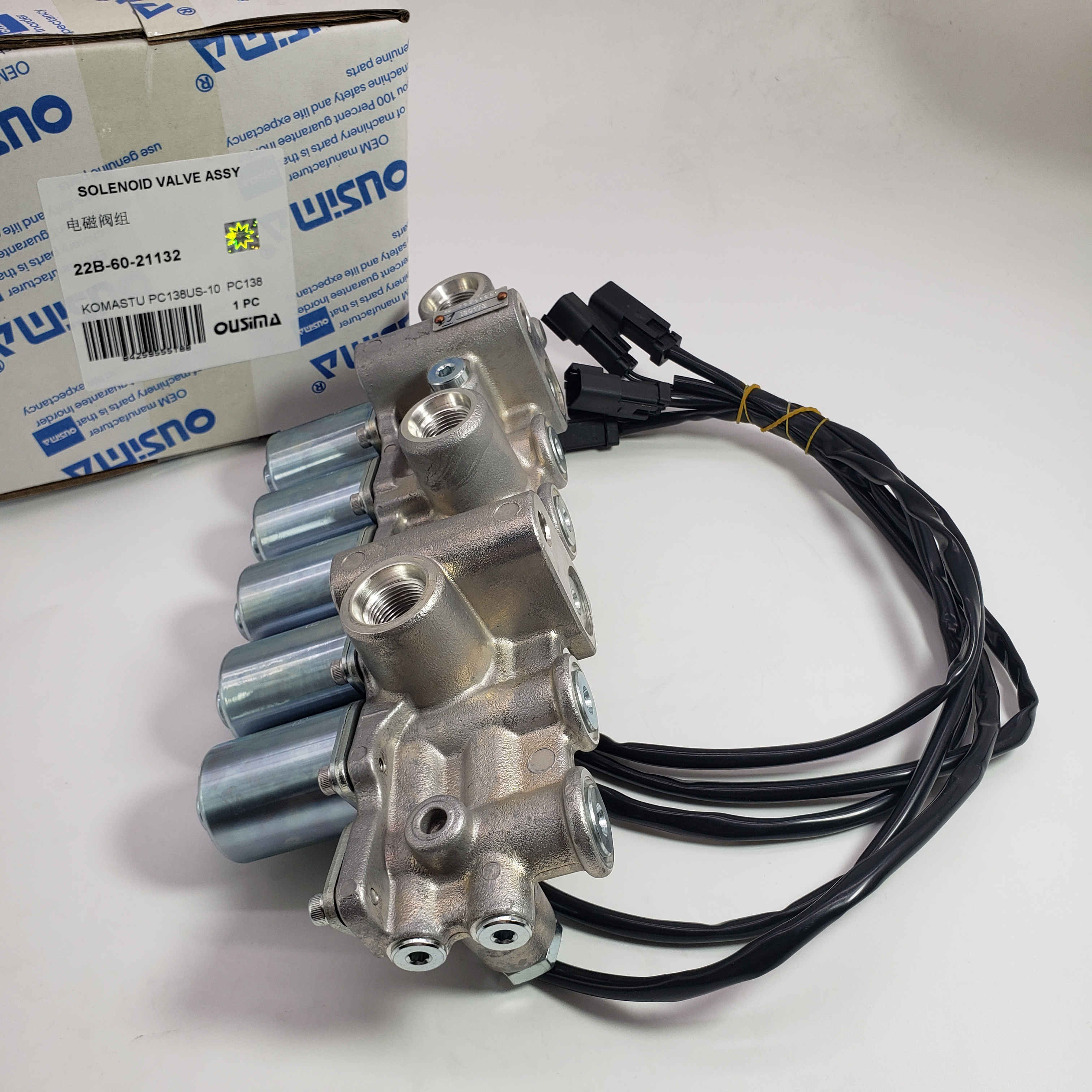Excavator Solenoid Valve Group 22B-60-21132  For KOMATSU PC138US-10 PC138