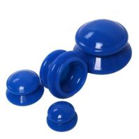 Copos da terapia da massagem do vácuo da sução do silicone ajustados para a redução das celulites