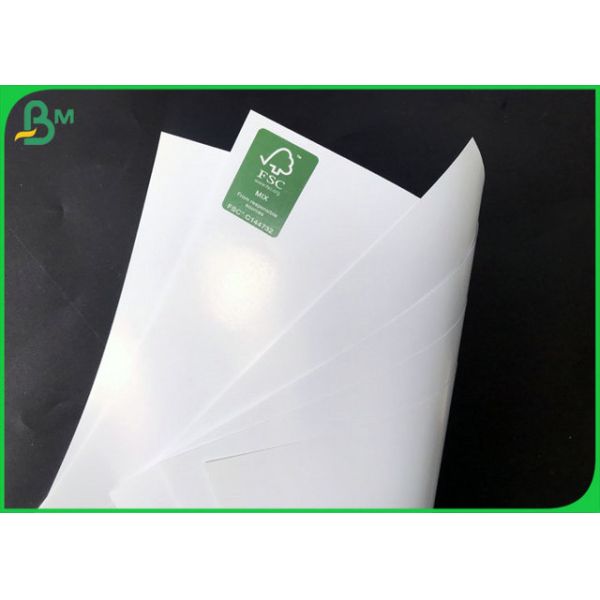 Espessura branca 80g 100g 128g 150g 157gWhite da luz do papel de placa da arte do brilho