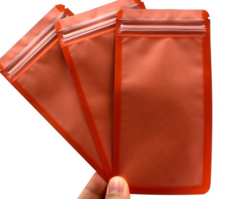 High Quality Biodegradable Smell Proof Matte Black k Plastic Packaging Bags