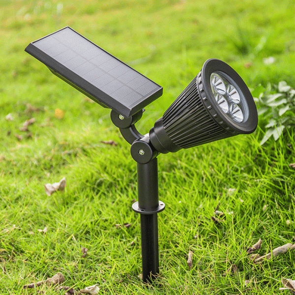 Remote Control IP44 Outdoor Solar Spotlight 180 Degree Adjustable