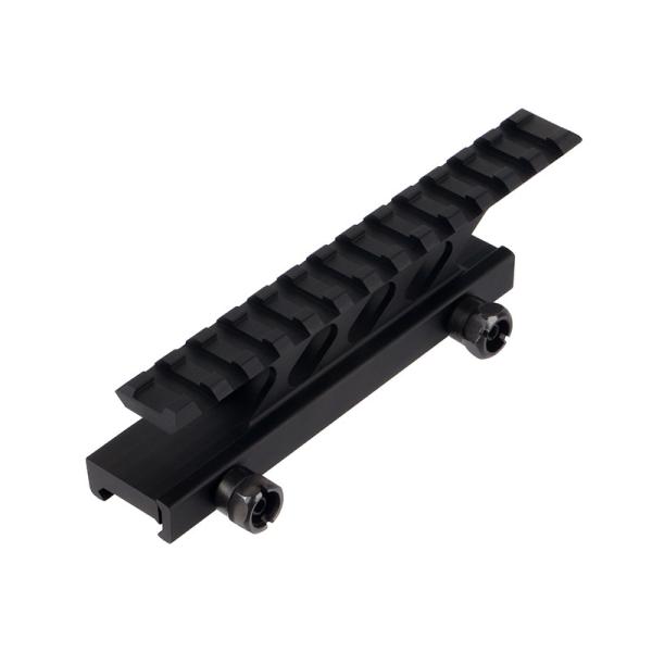 6061 Aircraft Grade Aluminum Riser Mount High Profile 5.5 Inch L / 13 Slot