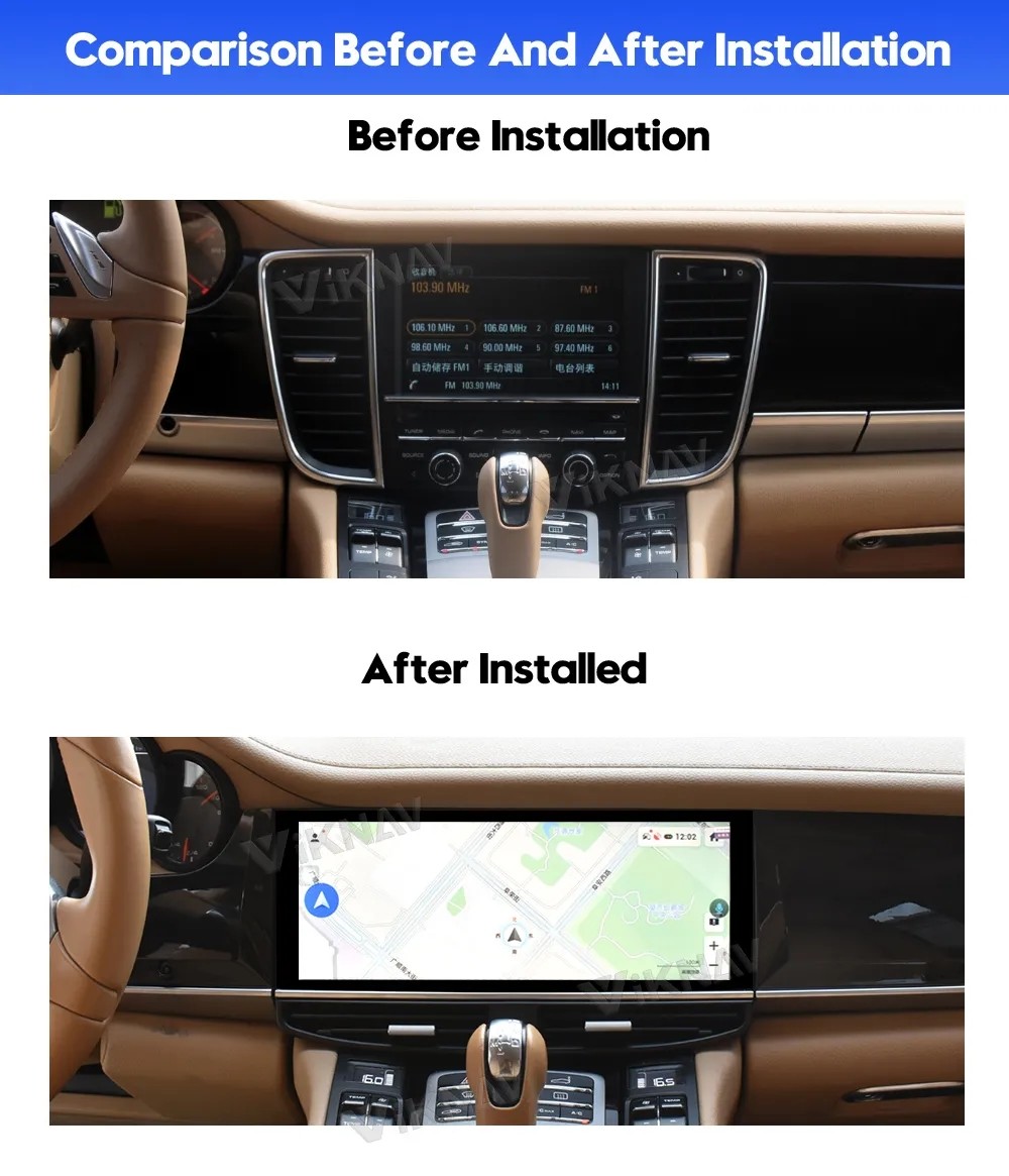 12.3дюймовый экран Setereo Для 2011-2017 Porsche Paramera Мультимедийный плеер GPS навигация 4G Wi-Fi Беспроводной Carplay