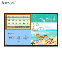 Grand tableau blanc interactif futé intelligent 75 pouces avec le système d'Android 12
