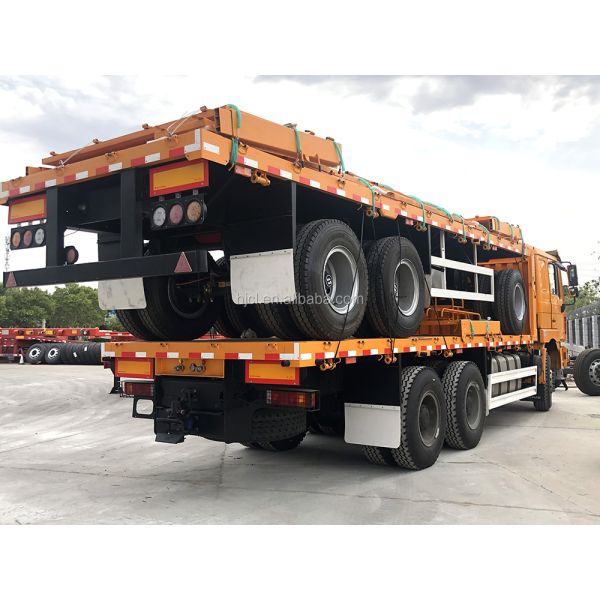 Top Design CIMC HUAJUN Stake Cargo Trailer with Double Box Fence Semi Trailer