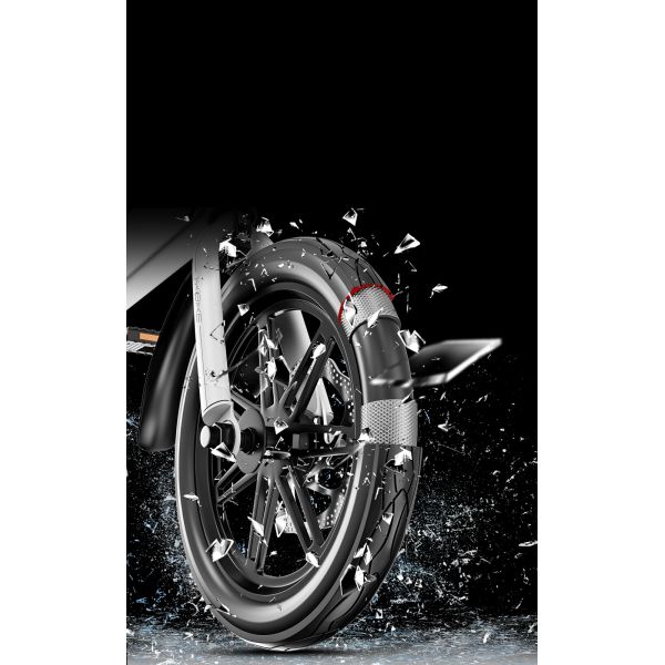 14 Inch City Electric Folding Bikes Rear Motor All Terrain with 36V Fat 250W 7.5ah Bicycle Digital Lithium Battery Ce