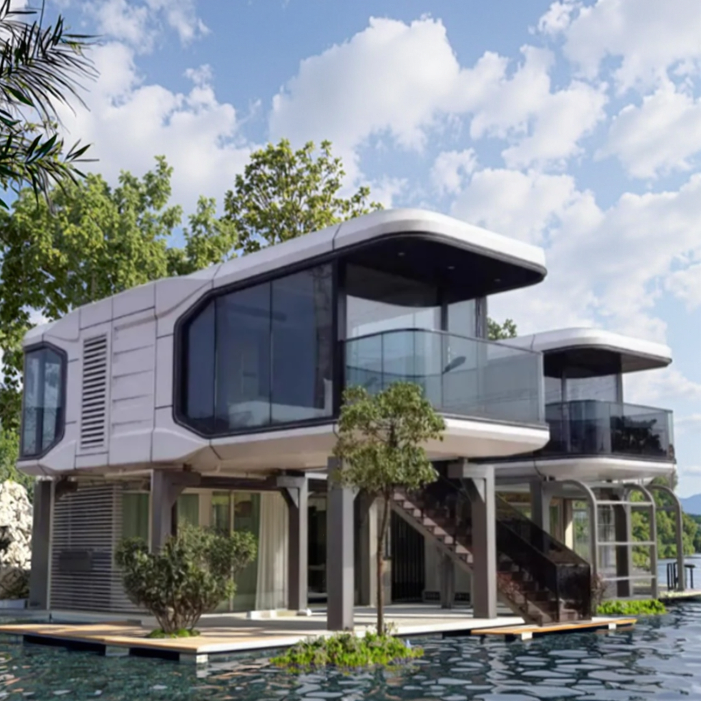 Hot Sale Steel Frame Capsule Container House Waterproof Sleeping Space for Hotels for Supermarket Apartment Office Shop Gym Use