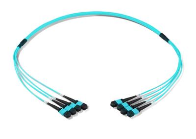 24Core 48Core 144Core OM3 MTP MPO Fiber Patch Cable For Data Center